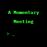 A Momentary Meeting Data